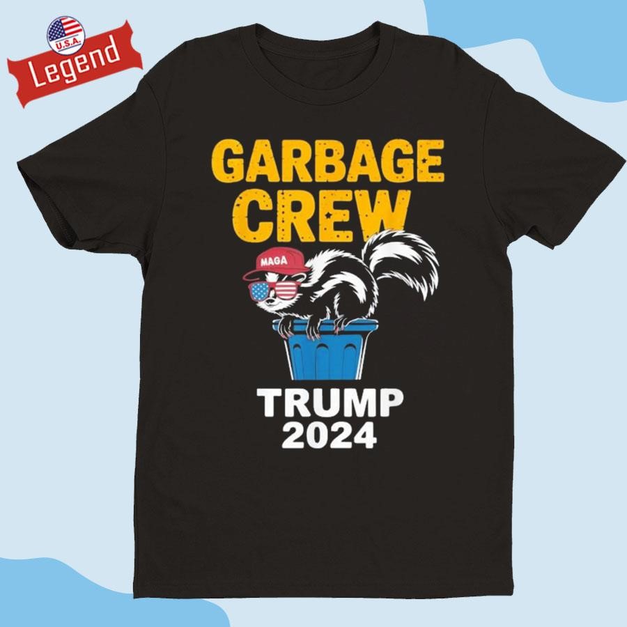 Garbage Crew Maga Skunk Trump 2024 President Election Shirt