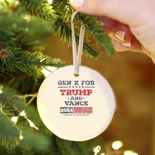 Gen X For Trump and Vance 2024 Ornament