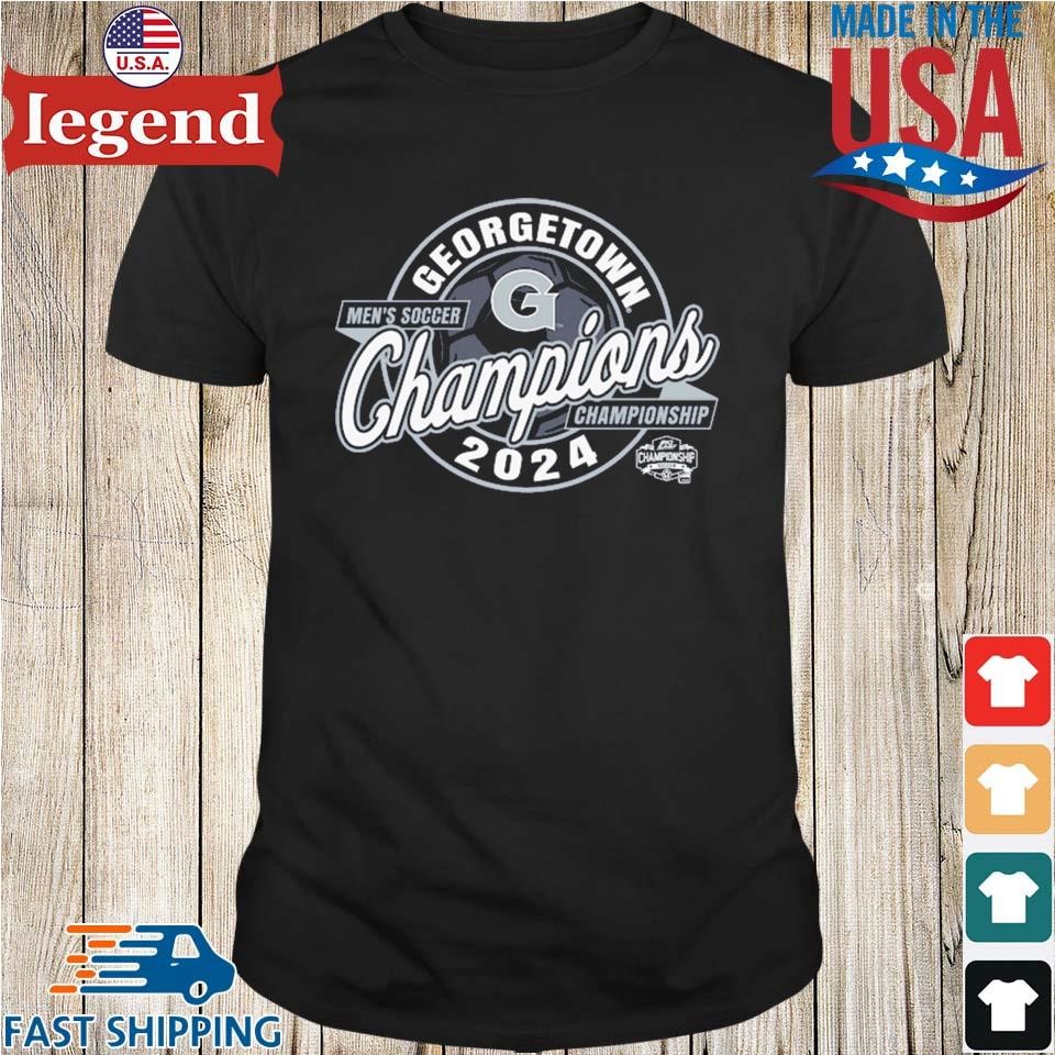 Georgetown Hoyas 2024 Big East Men's Soccer Tournament Champions Shirt