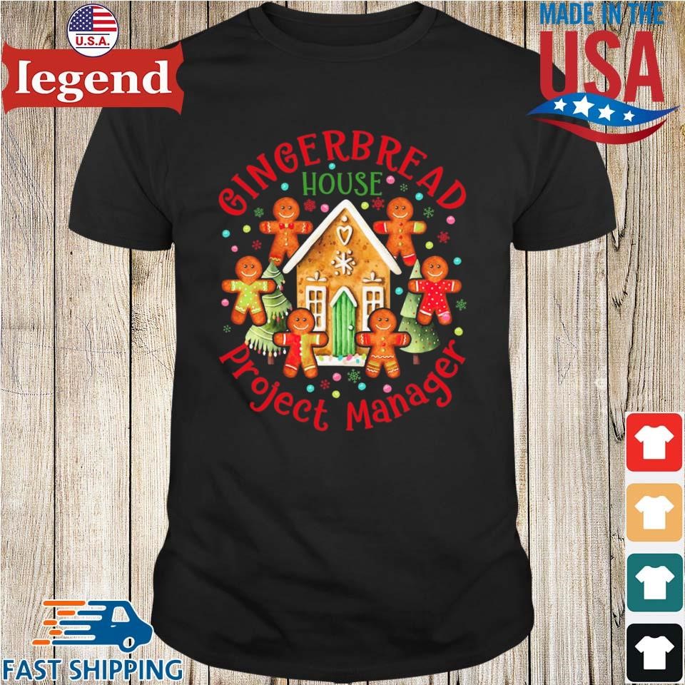 Gingerbread House Project Manager Cute Christmas Baking Crew Sweater