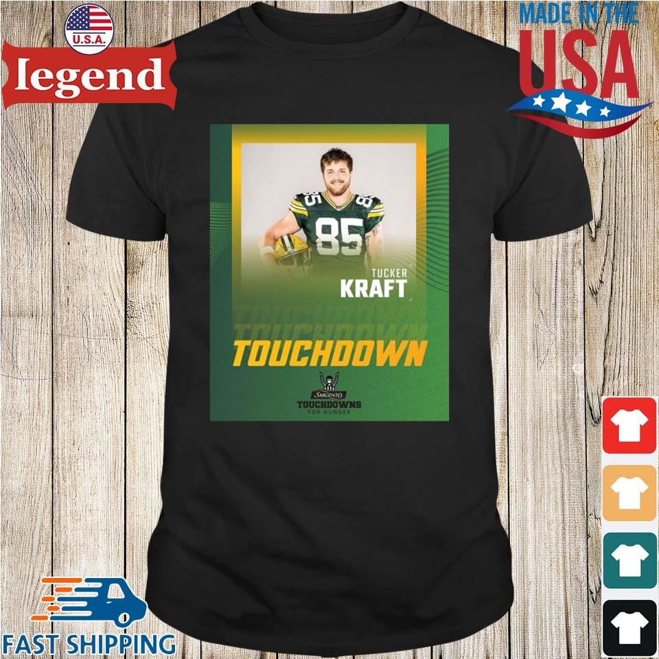 Green Bay Packers Tucker Kraft Touchdown For Hunger NFL Poster Shirt