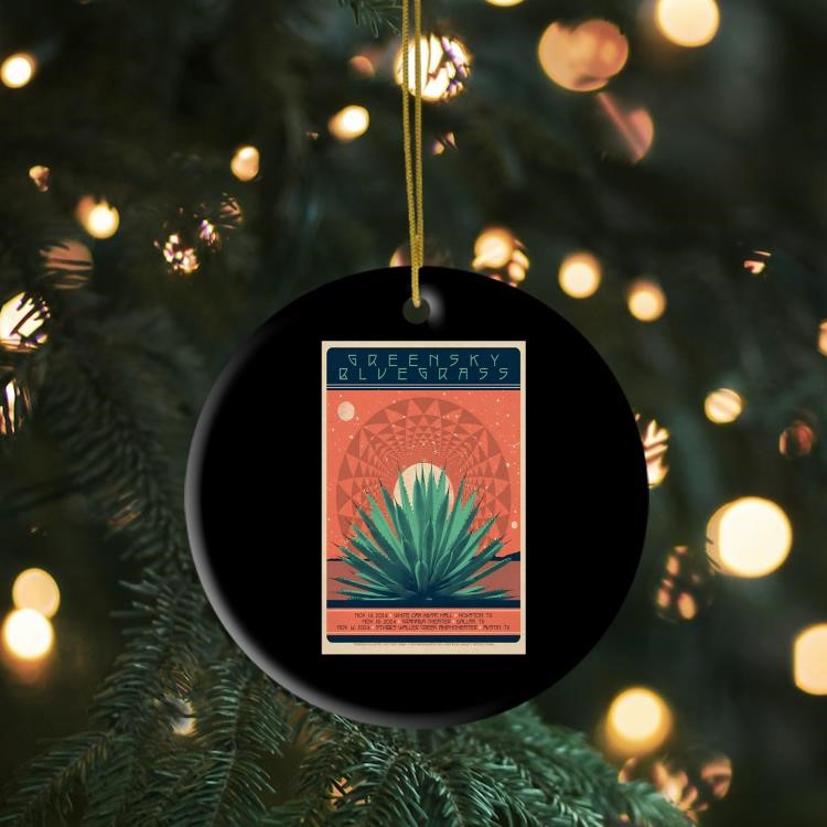 Greensky Bluegrass 14 November 2024 White Oak Music Hall Houston, TX Tour Ornament