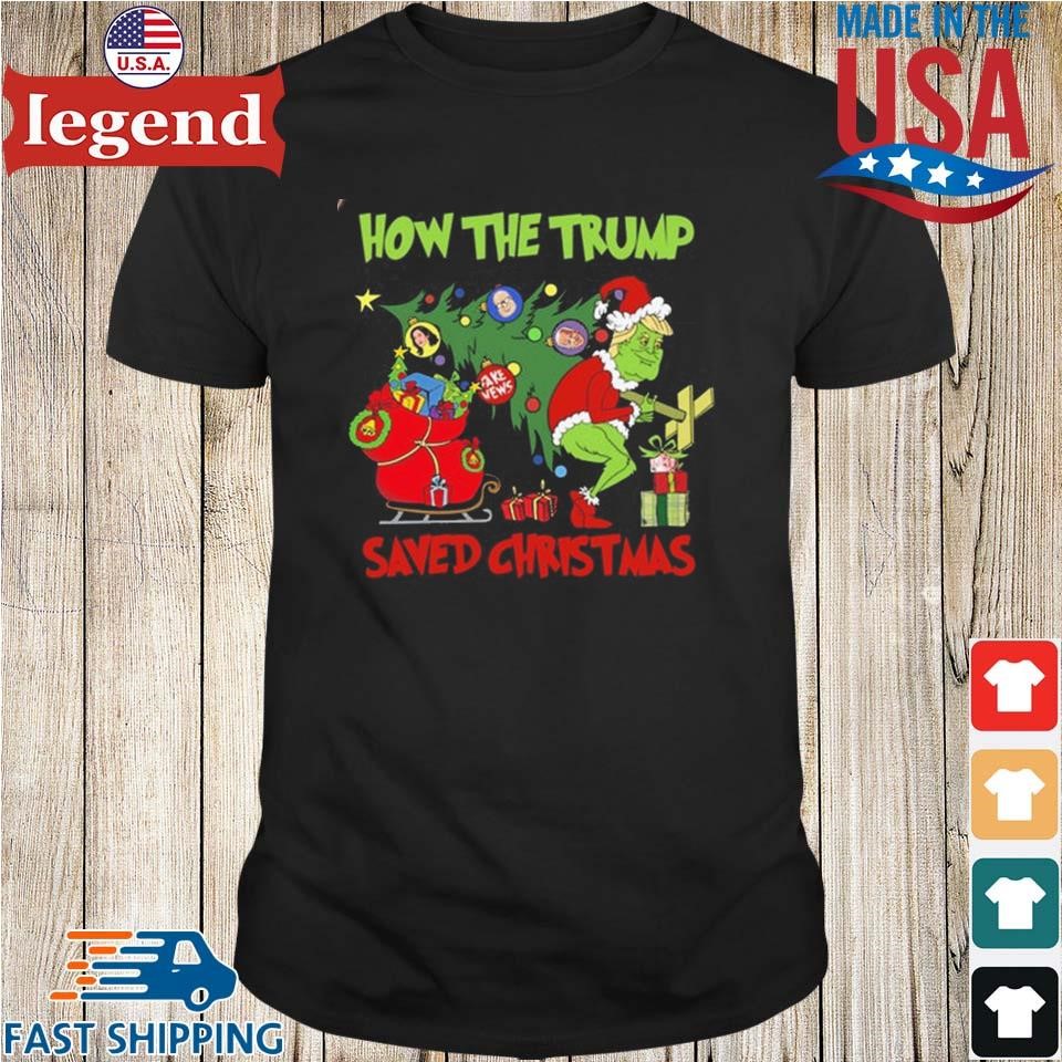 Grinch Trump Christmas How The Trump Saved Christmas Sweater