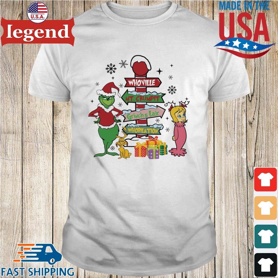 Grinch Whoville Mount. Crumpit Grinch's Lair Whobilation Christmas Sweater