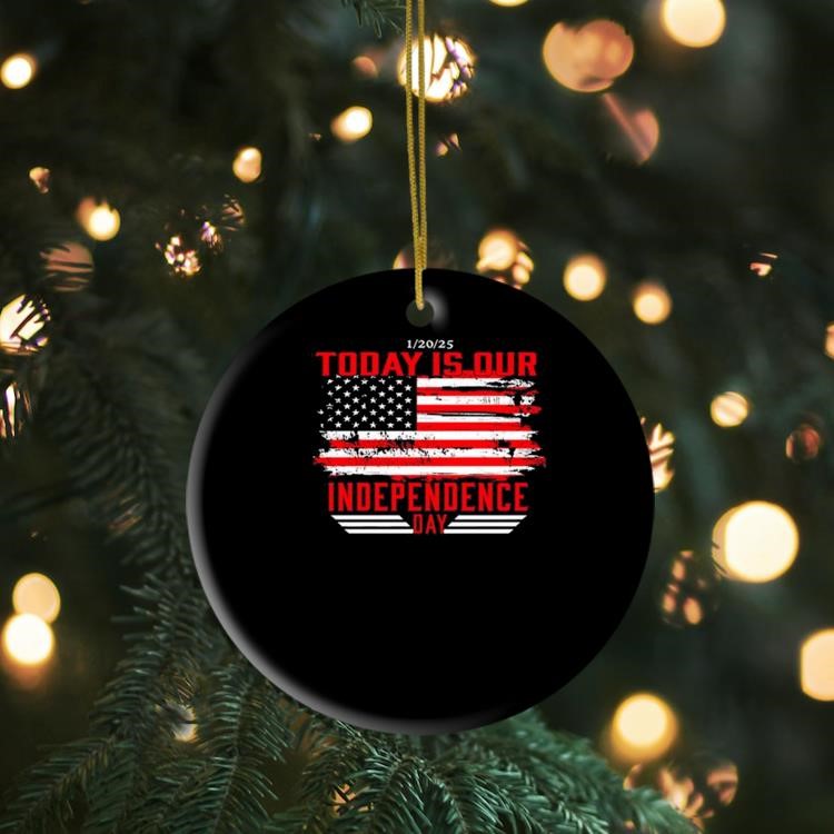 Hodgetwins Today Is Our Independence Day January 20, 2025 Ornament