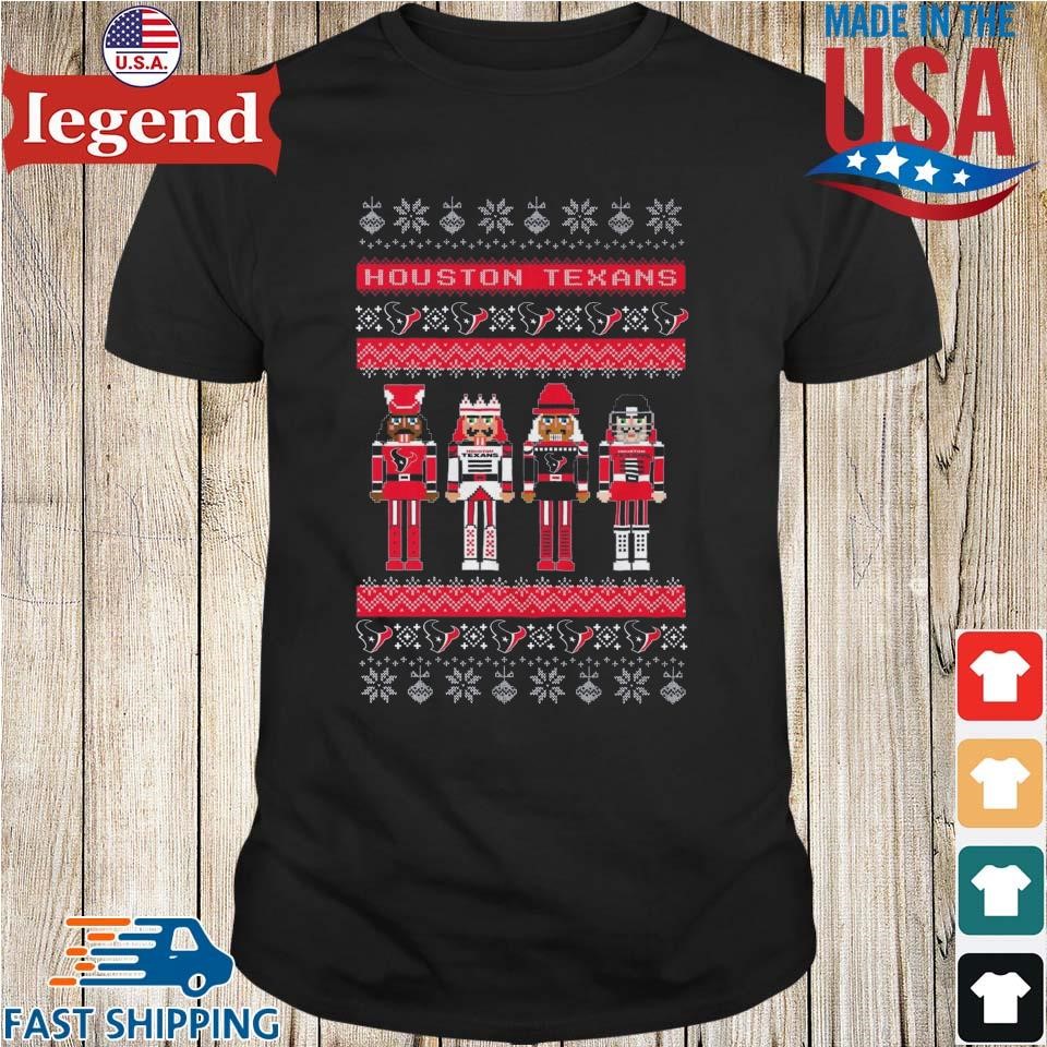 Houston Texans NFL Holiday Nutcracker Ugly 2024 Shirt