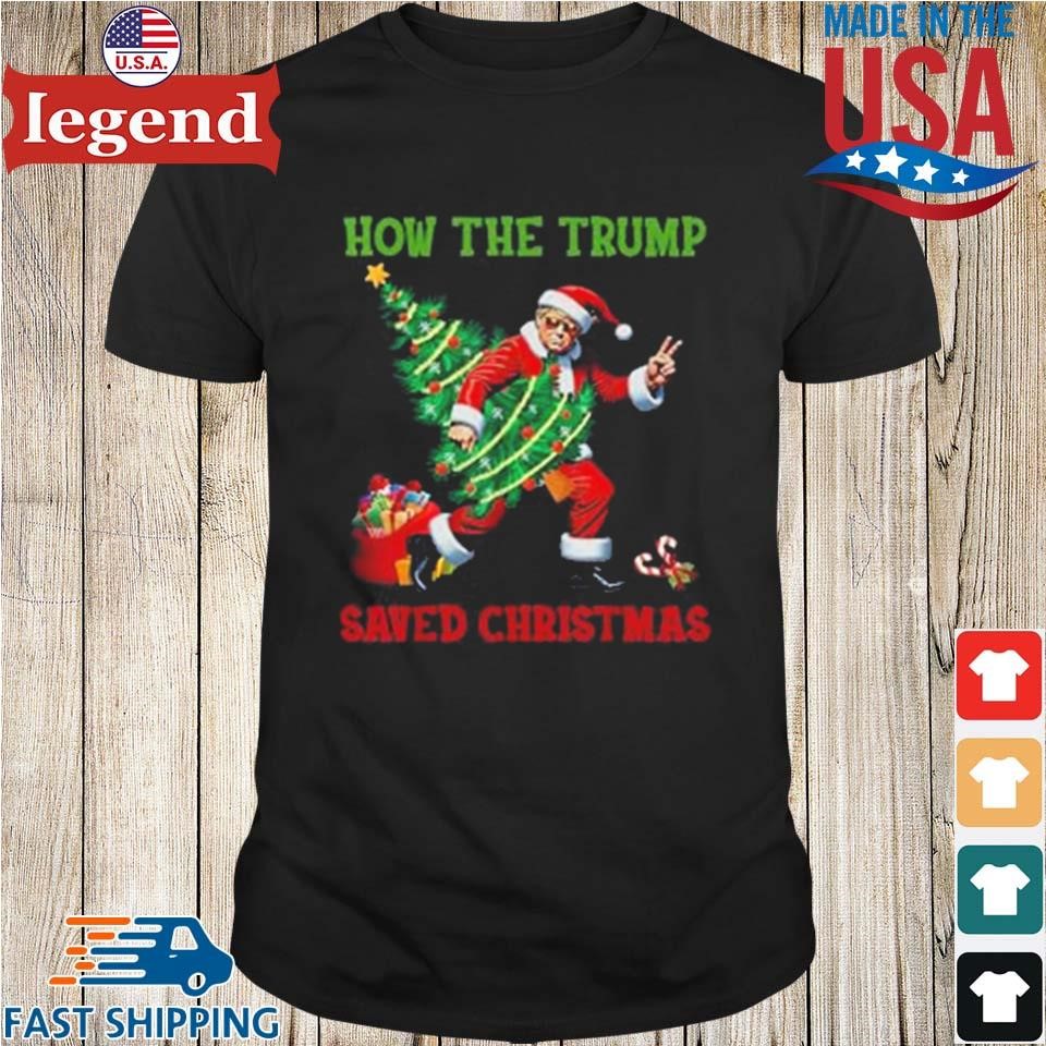 How The Trump Saved Christmas Funny Trump Christmas 2024 Sweater