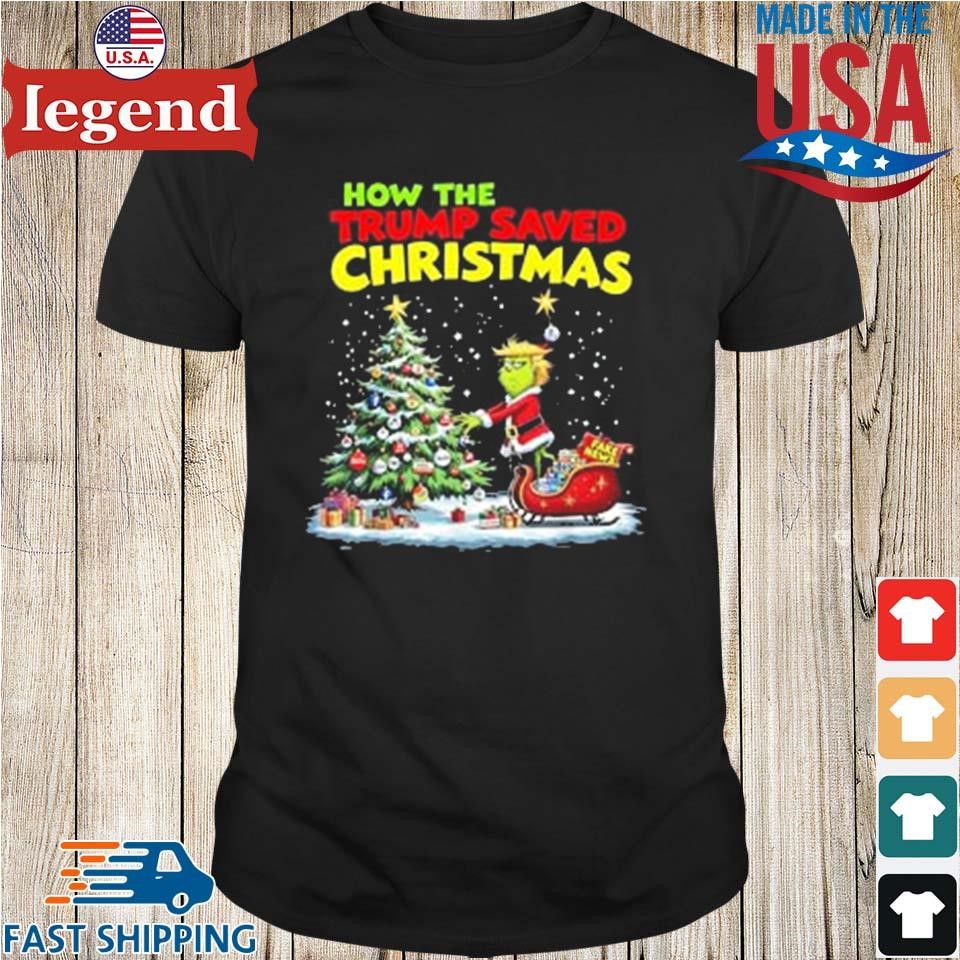 How The Trump Saved Christmas Xmas Santa Funny Trump Sweater