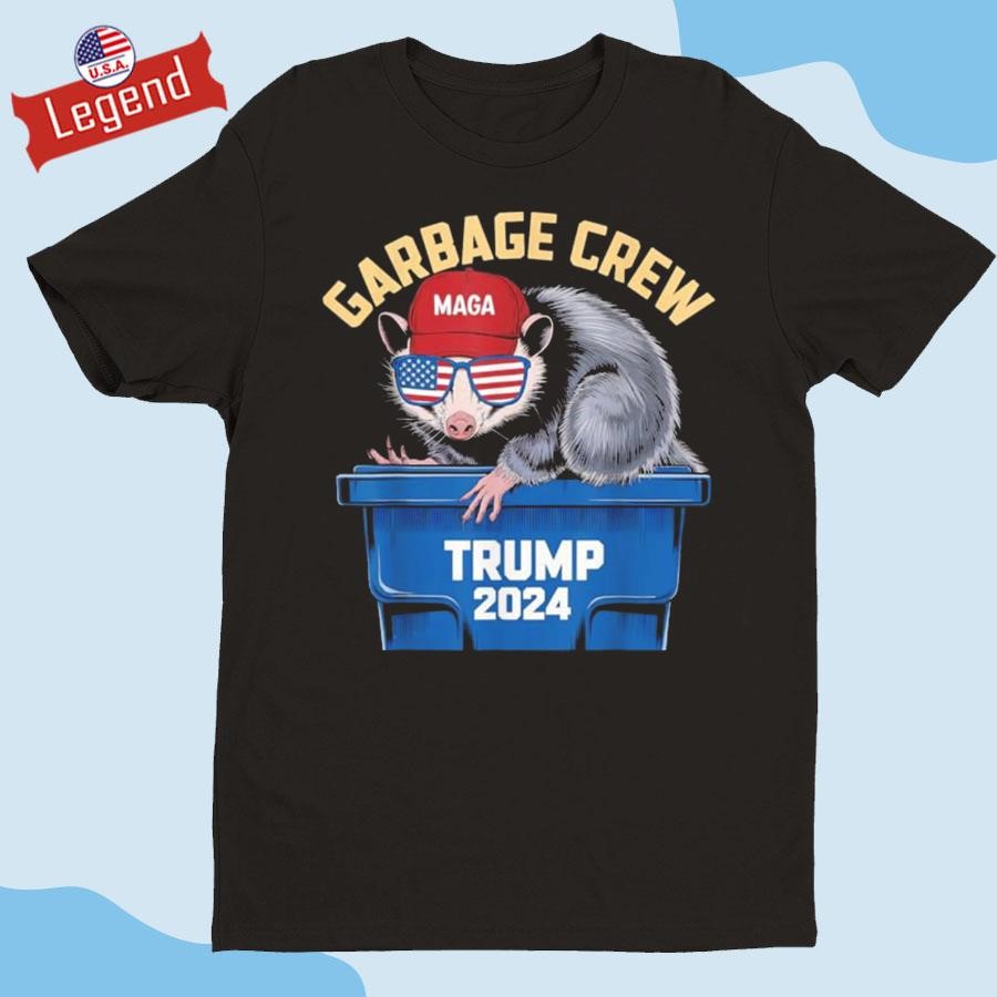 Garbage Crew Maga Possum Trump 2024 President Election Shirt