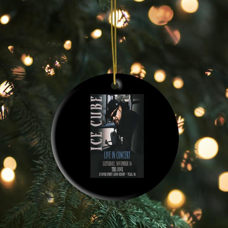 Ice Cube Live In Concert November 16, 2024 The Cove At River Spirit Casino, Tulsa OK Ornament