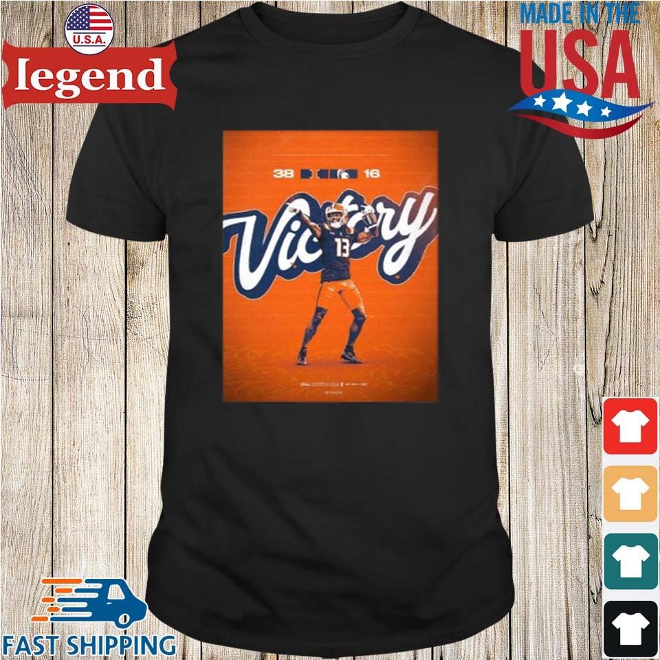 Illinois Fighting Illini Victory 38-16 Michigan State Spartans 2024 Football Final Score Shirt