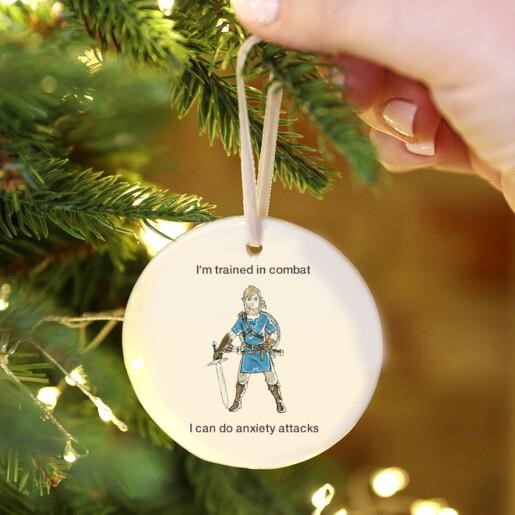 I'm Trained In Combat I Can Do Anxiety Attacks Ornament