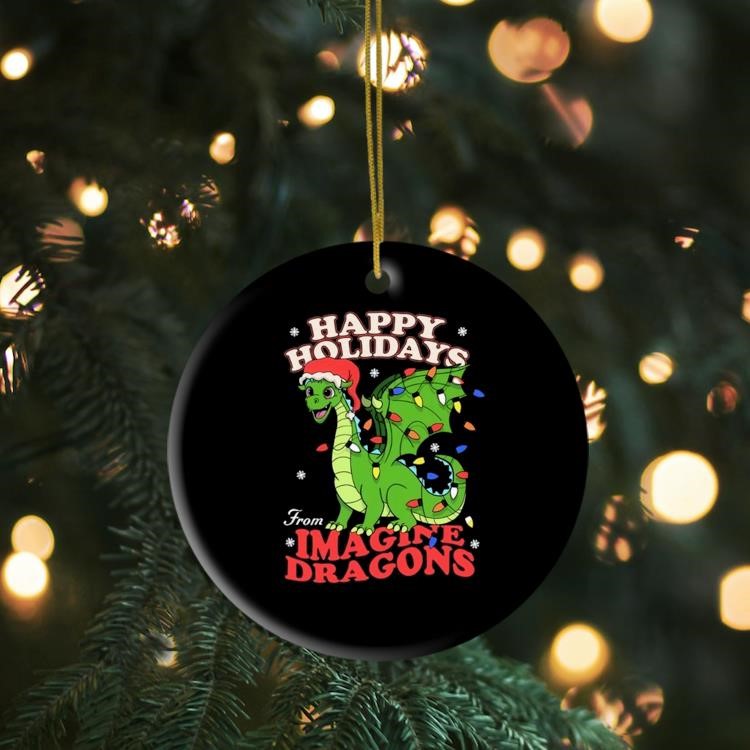 Imagine Dragons Cartoon Dragon Holiday Ornament