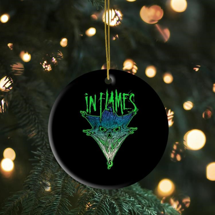 In Flames Pierced Jester Ornament