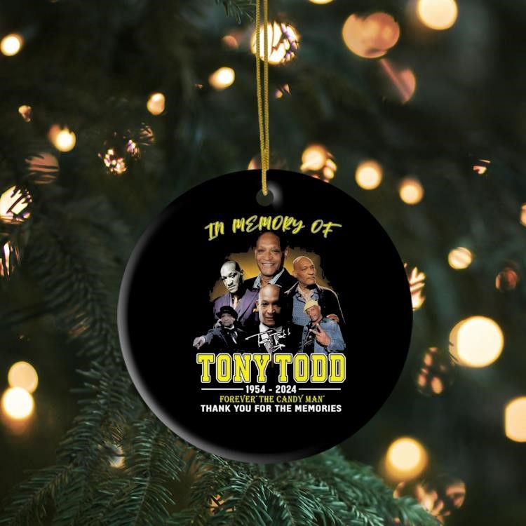 In Memory Of Tony Todd 1954-2024 Thank You For The Memories Signature Ornament