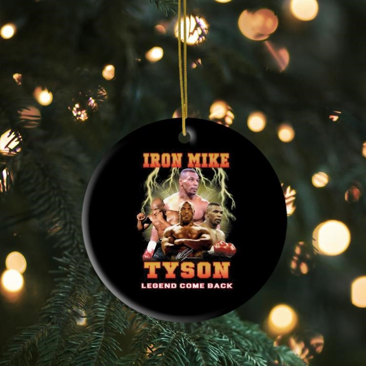 Iron Mike Tyson Legend Come Back Signature Ornament