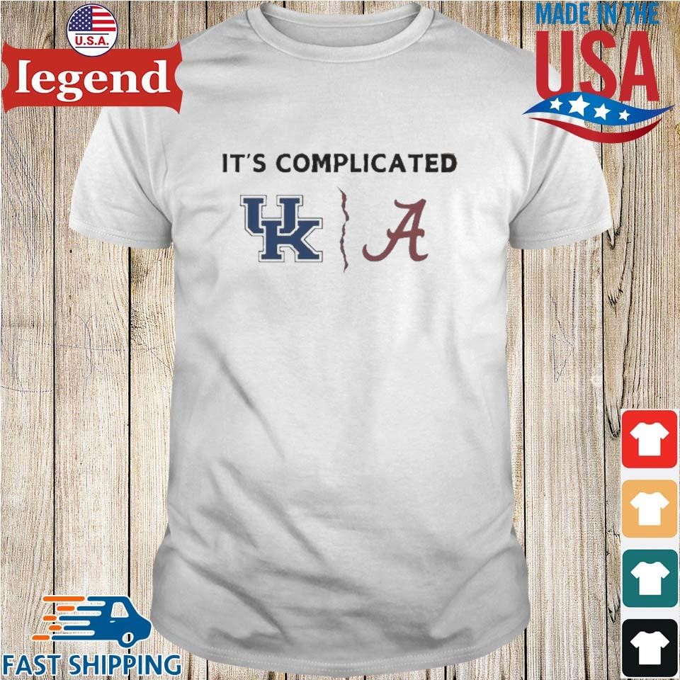 It’s Complicated Kentucky Wildcats Vs Alabama Crimson Tide Shirt