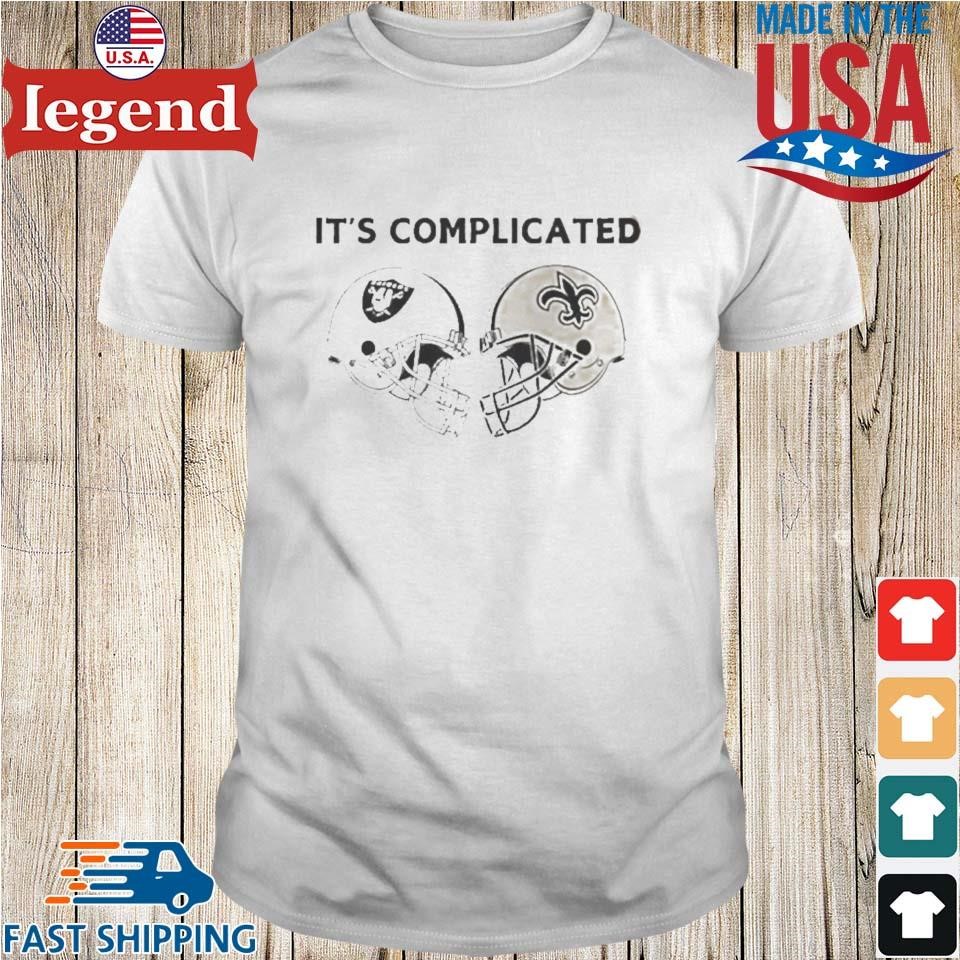 It’s Complicated Las Vegas Raiders Vs New Orleans Saints Shirt