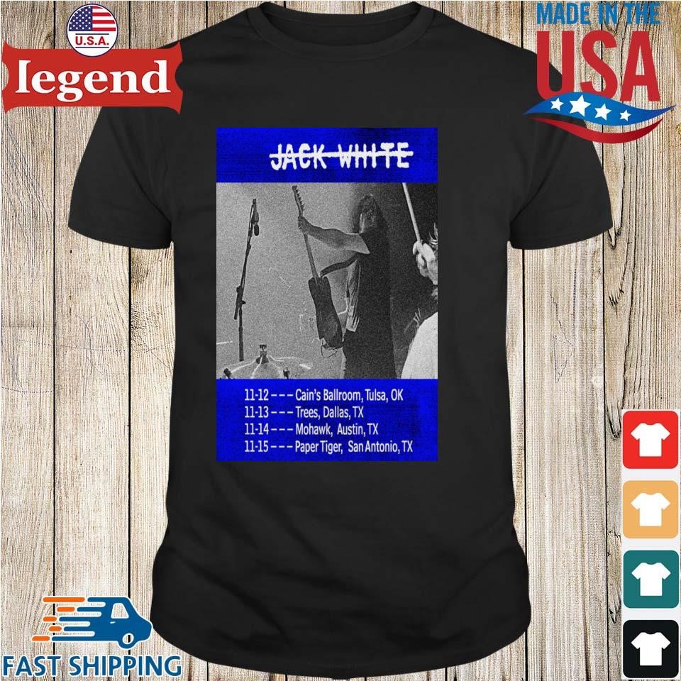 Jack White Poster Tour Nov 12-15 2024 Shirt