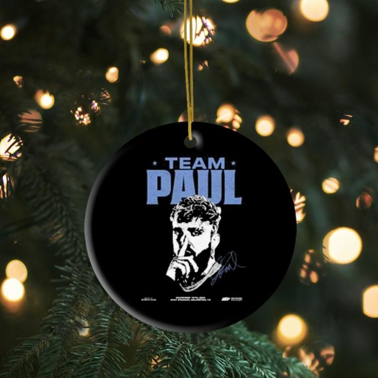 Jake Paul Vs. Mike Tyson Team Paul Ornament