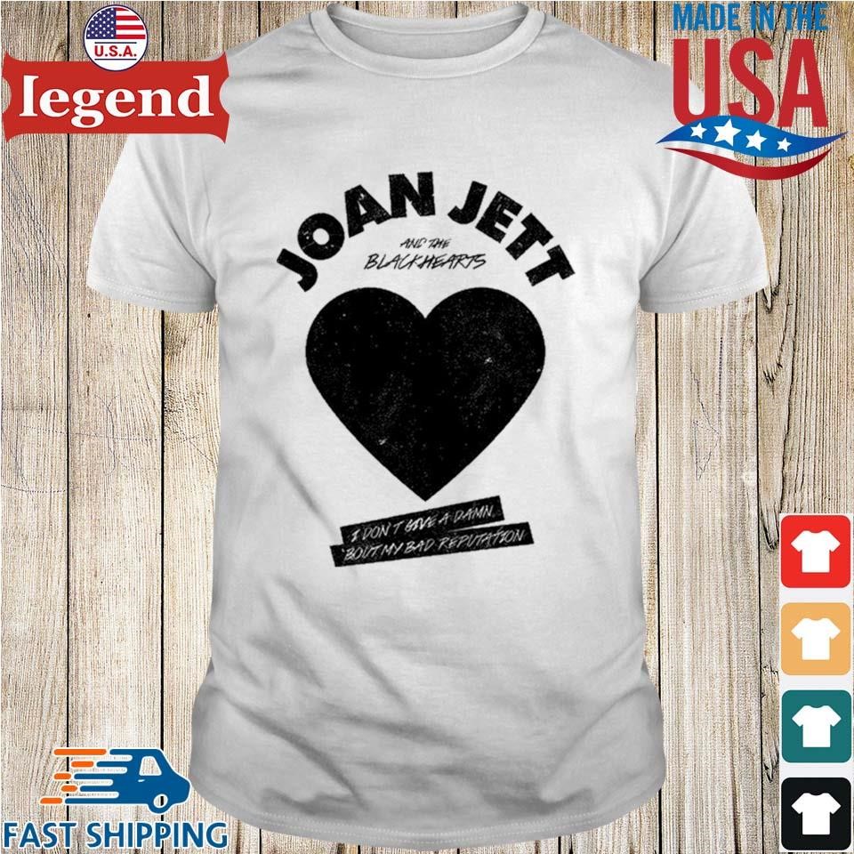 Joan Jett And The Blackhearts Bad Reputation Heart Logo Shirt