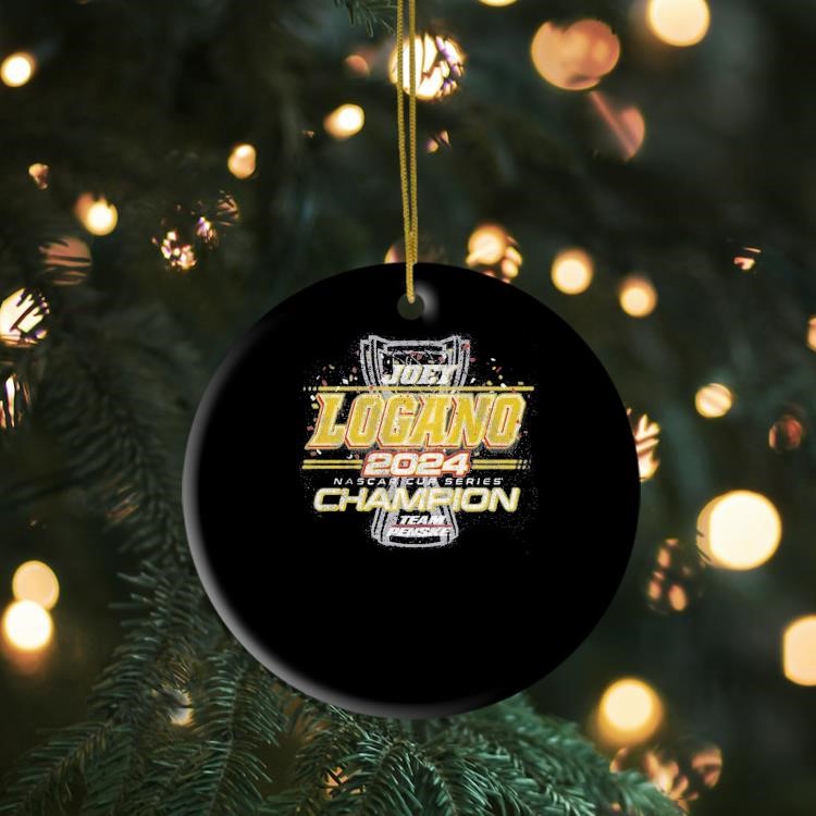 Joey Logano Team Penske 2024 NASCAR Cup Series Champion Finish Line Ornament