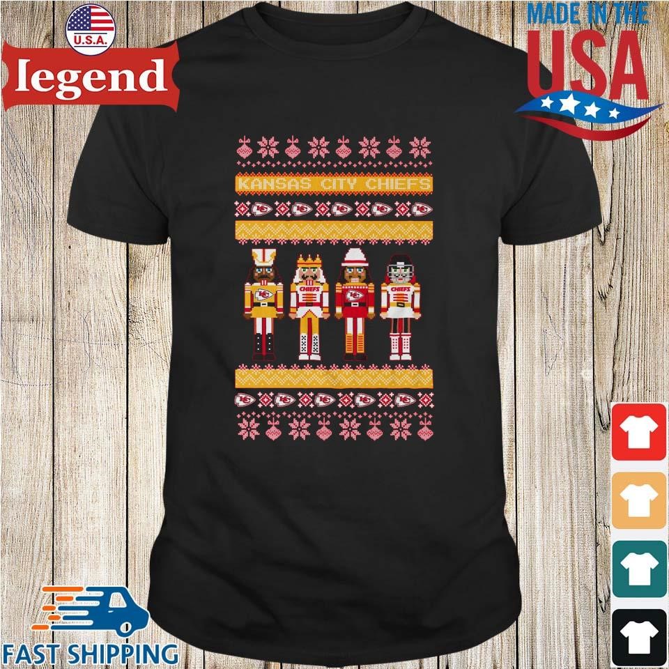 Kansas City Chiefs NFL Holiday Nutcracker Ugly 2024 Shirt