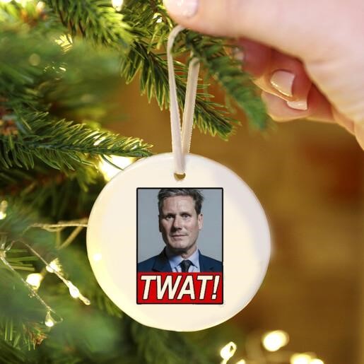 Keir Starmer TWAT Ornament