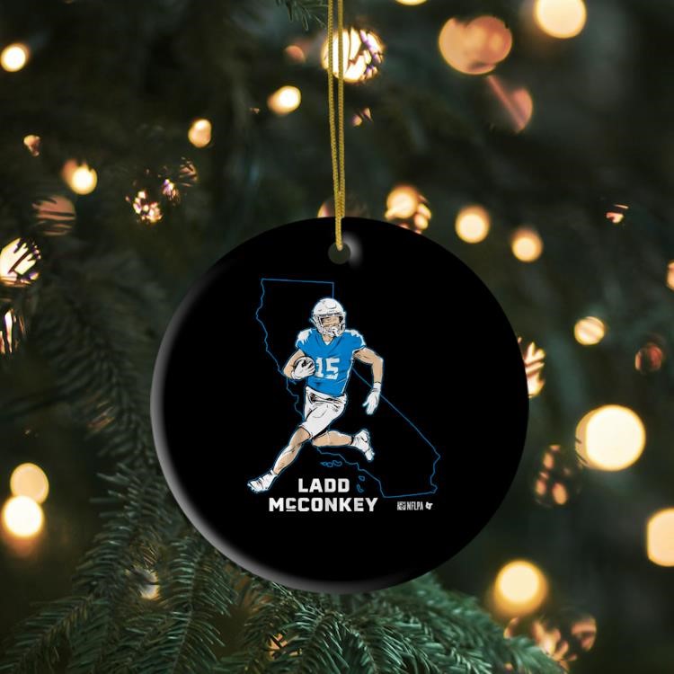 Ladd McConkey California State Star Ornament