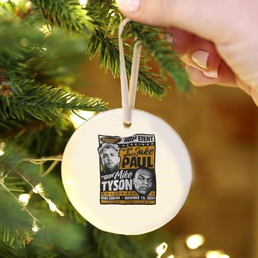 Lake Paul x Tyson AT&T Stadium November 15, 2024 Ornament