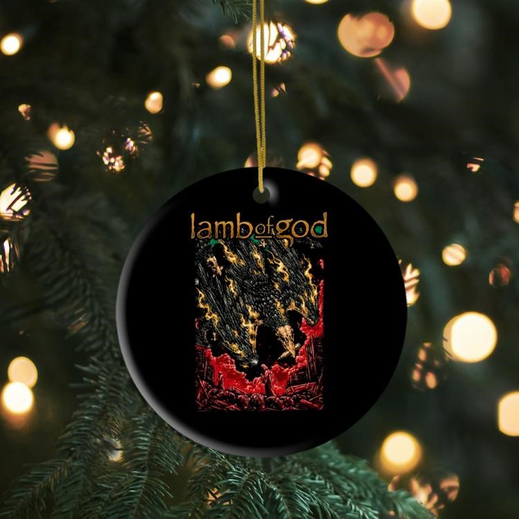 Lamb Of God Ashes 2024 North America Tour Ornament