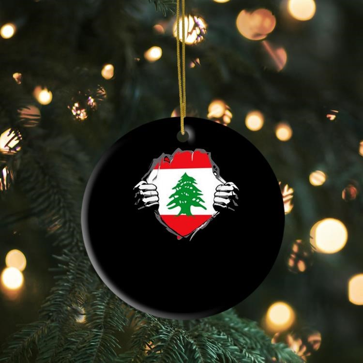 Lebanon Cedars Rugby League Lebanese Superhero Ornament