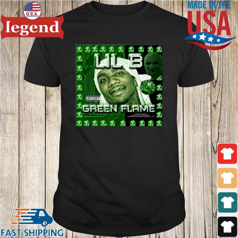 Lil B Green Flame Shirt