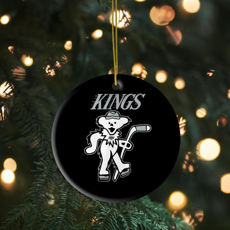 Los Angeles Kings Grateful Dead Night Celebrating Dancing Bears 2024 Hockey Ornament