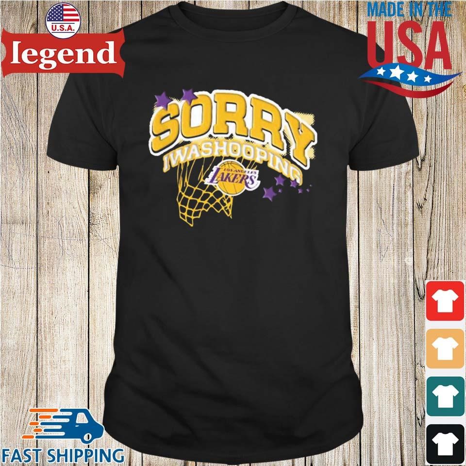 Los Angeles Lakers x Seen Sorry I Was Hooping Shirt