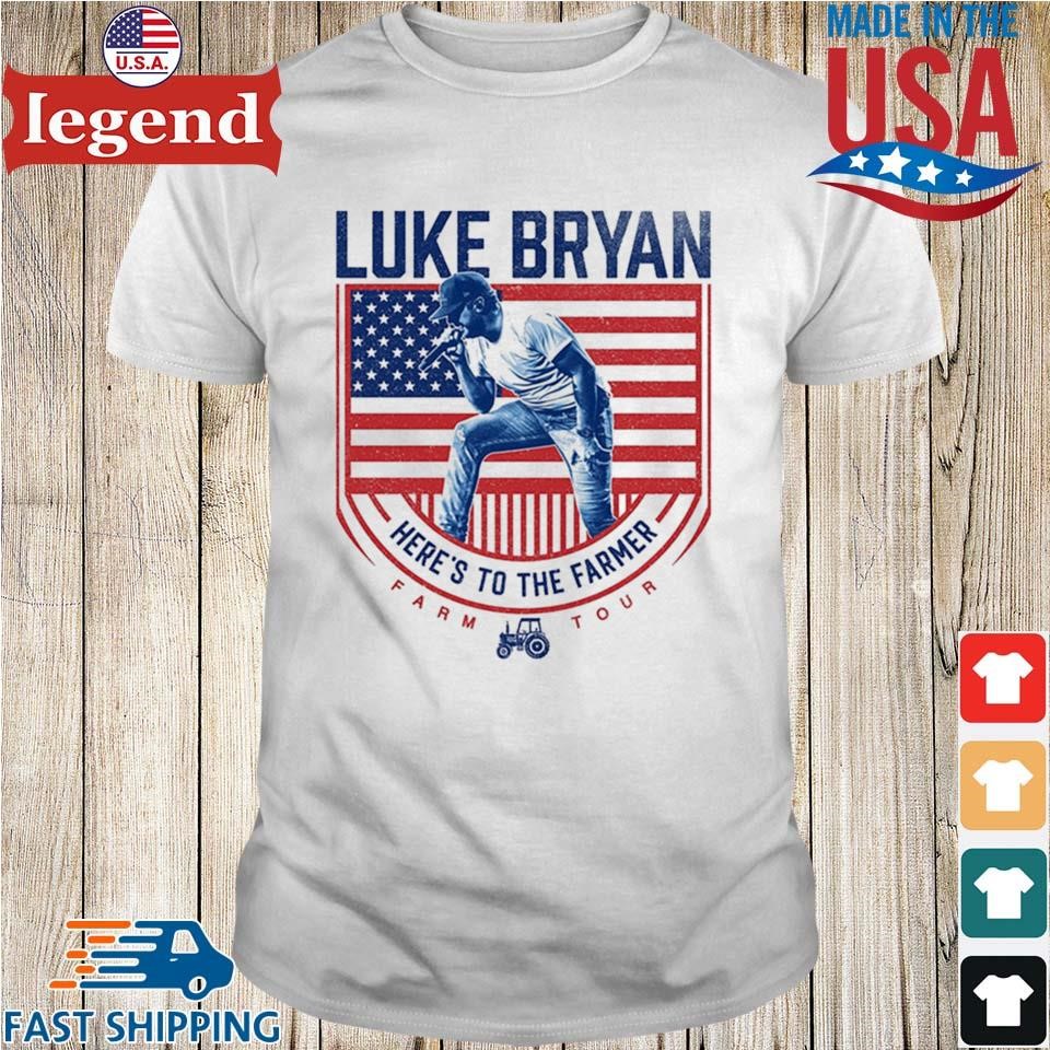 Luke Bryan Luke Bryan Here's To The Farmer Attractive Shirt