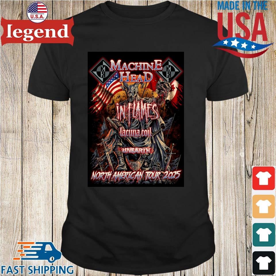 Machine Head North American Tour 2025 Poster Tour Shirt