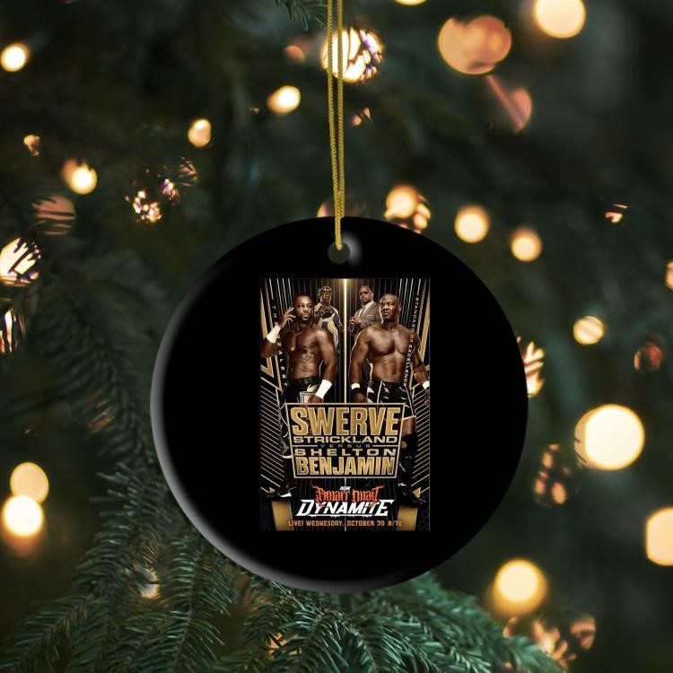 Matchup Monday - Swerve Strickland vs Shelton Benjamin - Fright Night 2024 Ornament