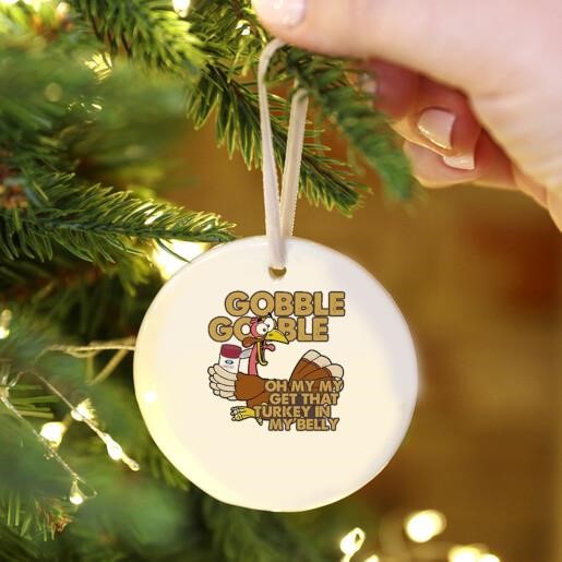 Matthew West Gobble Gobble Turkey Ornament