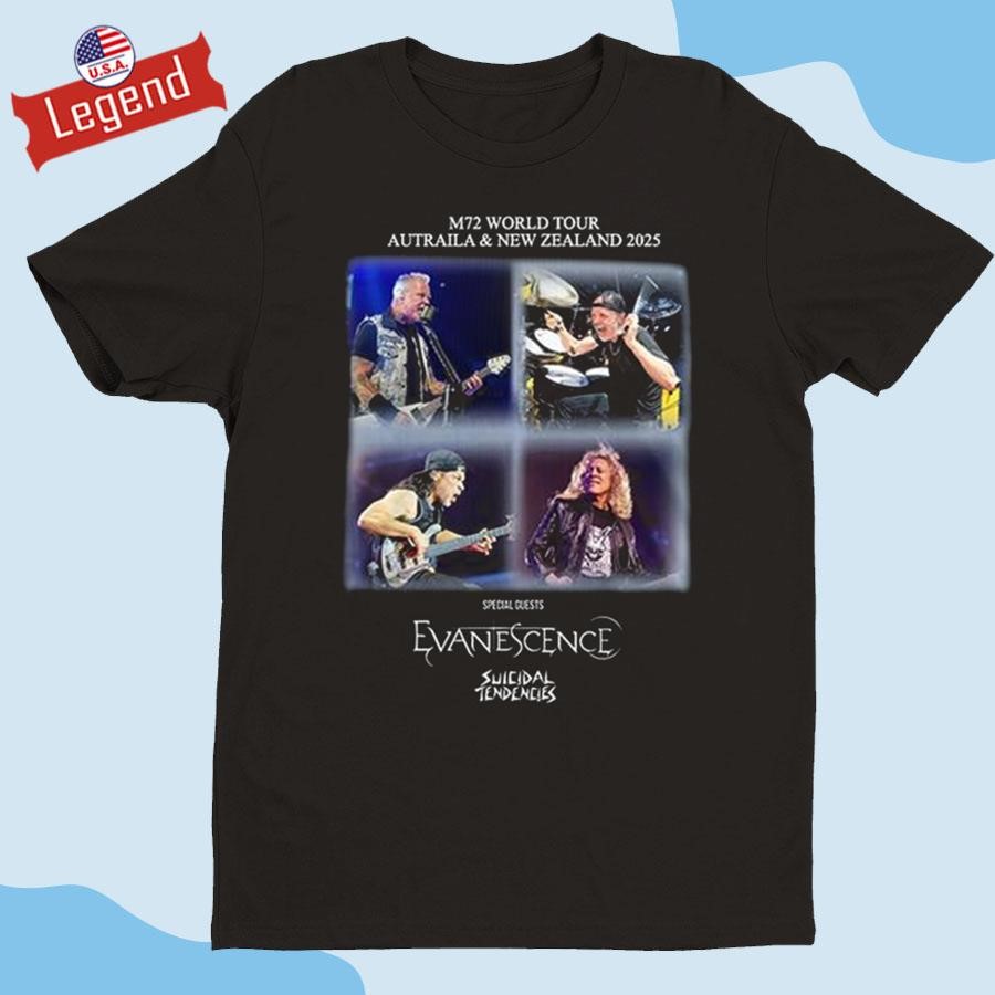 Metallica M72 World Tour Australia & New Zealand 2025 Shirt