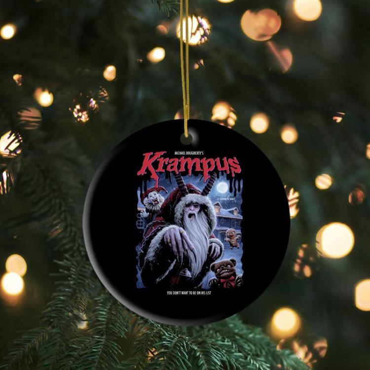 Michael Dougherty's Krampus You Don't Want To Be On His List '90s Horror Paperback Ornament