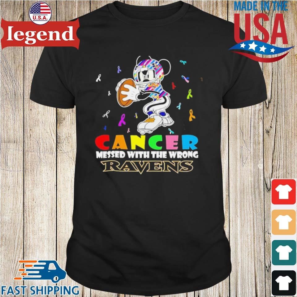 Mickey Cancer Messed With Wrong Baltimore Ravens Shirt