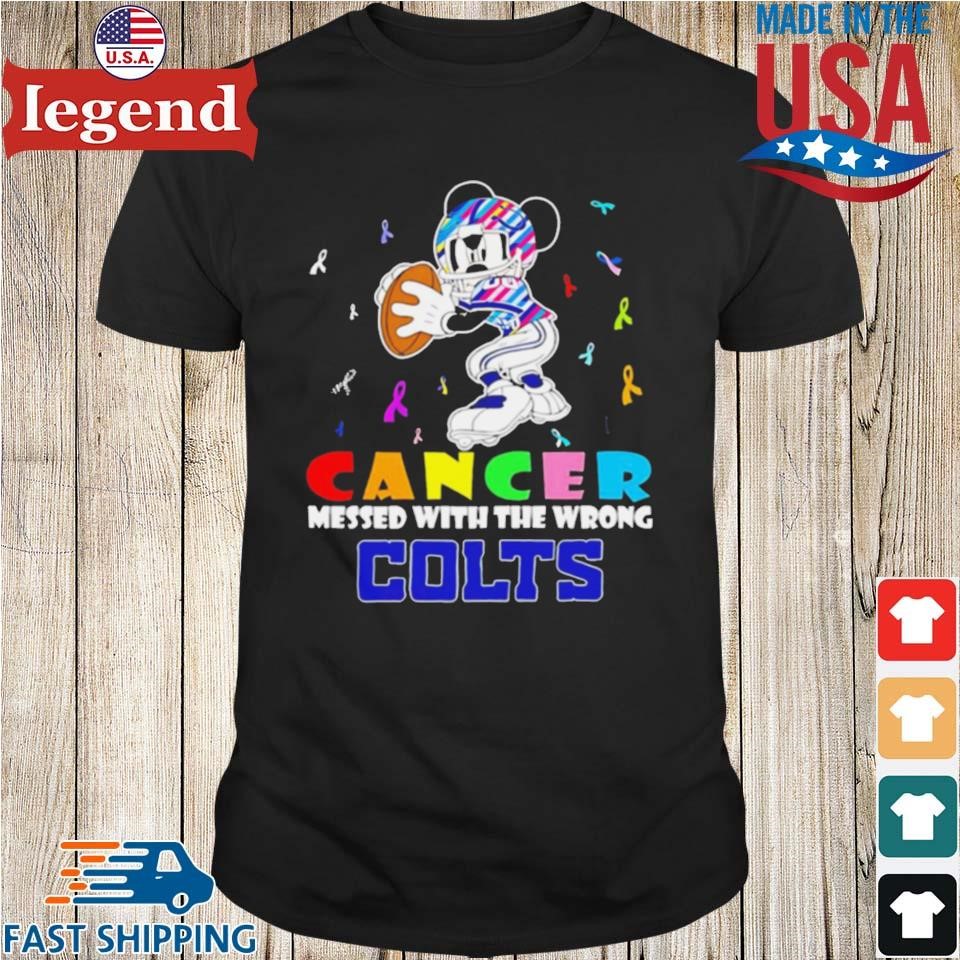 Mickey Cancer Messed With Wrong Indianapolis Colts Shirt