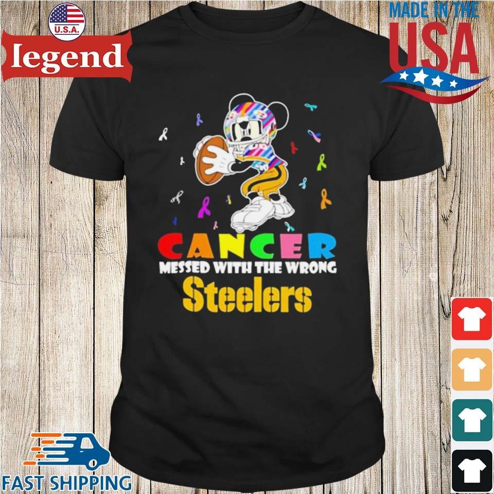 Mickey Cancer Messed With Wrong Pittsburgh Steelers Shirt