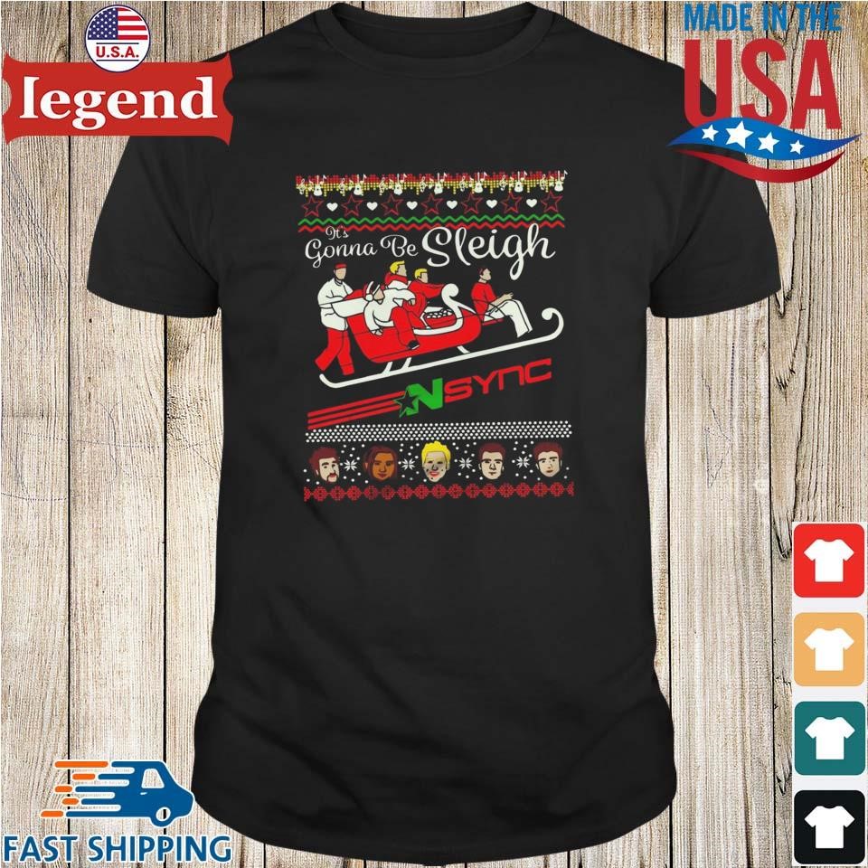 NSync Band It's Gonna Be Sleigh Ugly Christmas Shirt