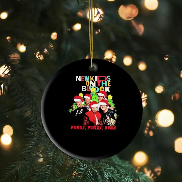 New Kids On The Block NKOTB Christmas Funky Funky Xmas 2024 Ornament