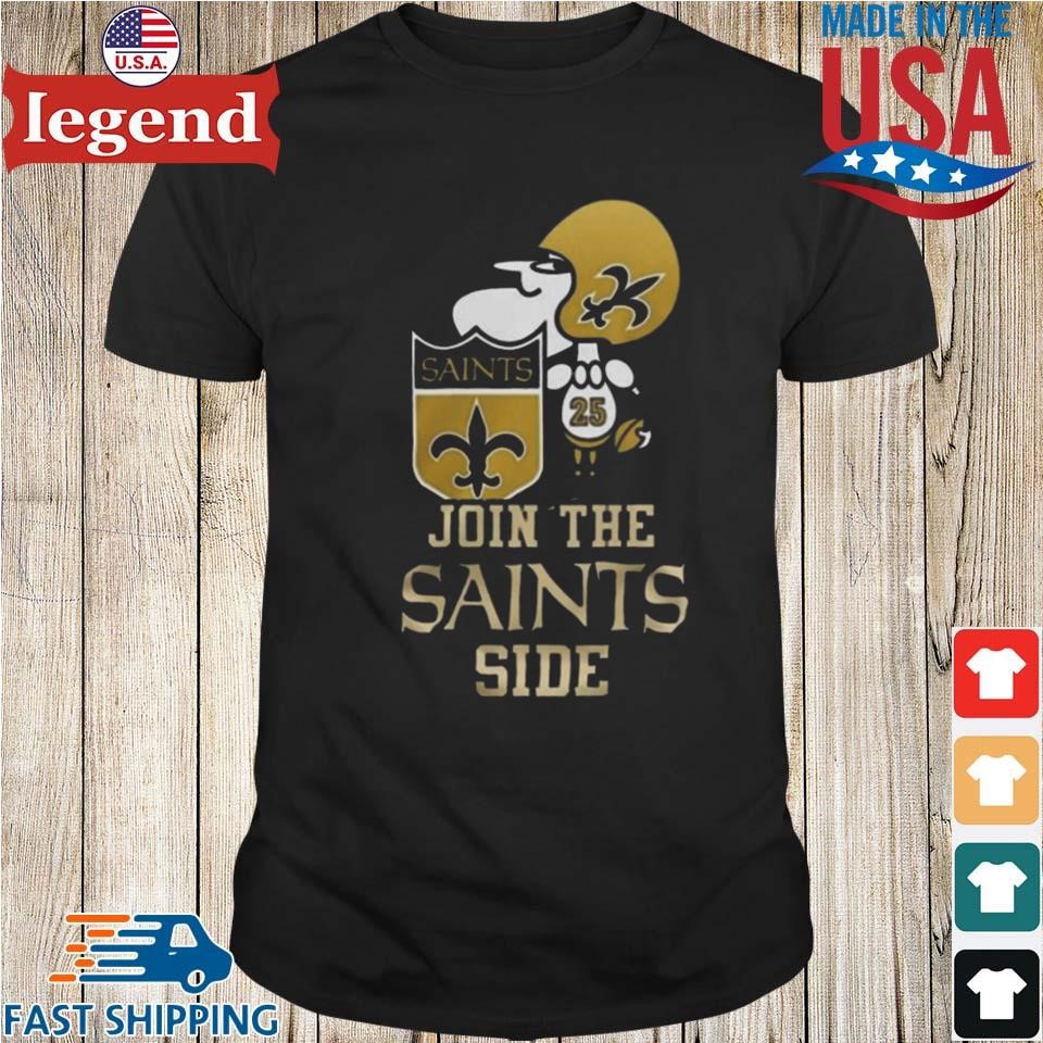 New Orleans Saints x Snoopy Join The Saints Side Shirt