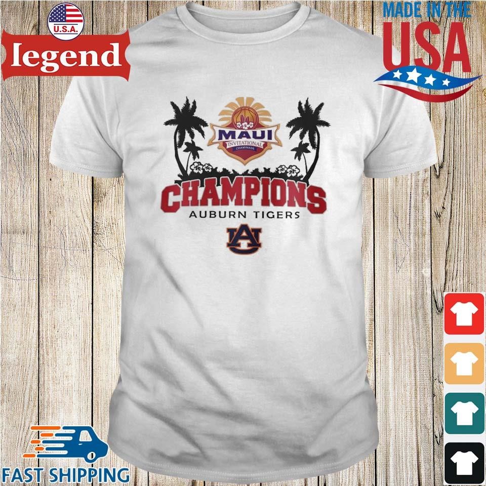 Nice Auburn Tigers Champions 2024 MAUI Invitational Chaminade Shirt