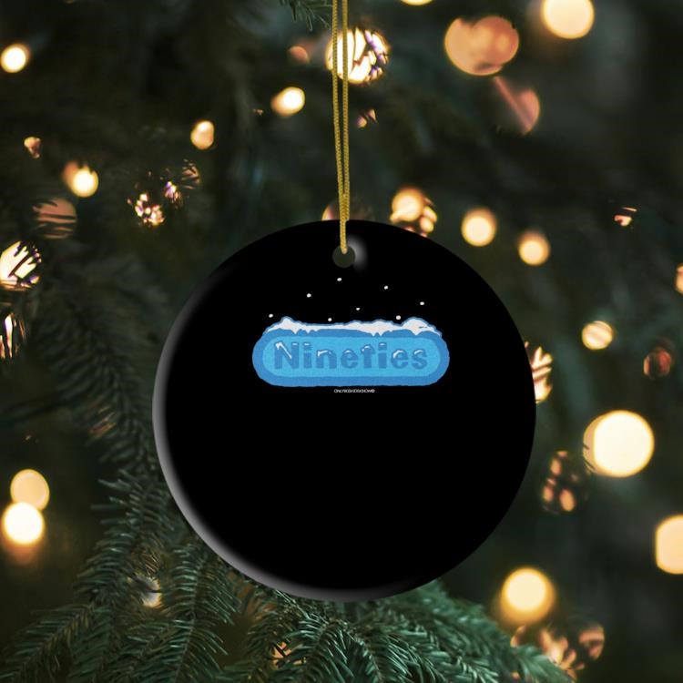 Nineties Logo Happy Christmas 2024 Ornament