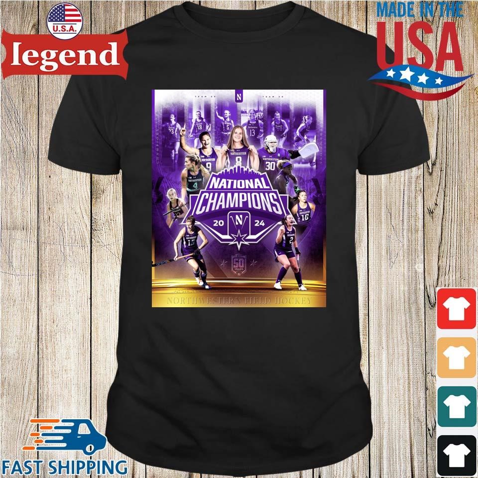 Northwestern Wildcats Field Hockey NCAA National Champions 2024 Poster Shirt